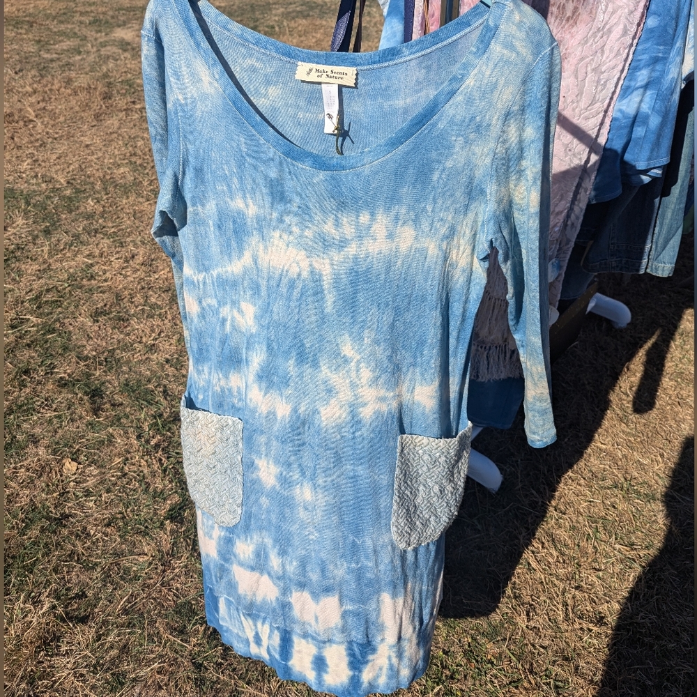 Indigo Dyed Dress